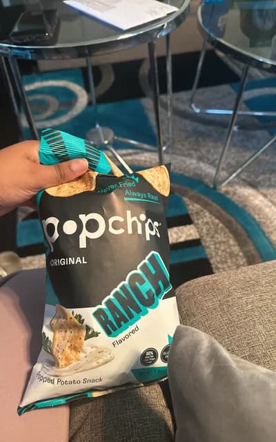 Popchips Original Ranch Flavored Popped Potato Snack