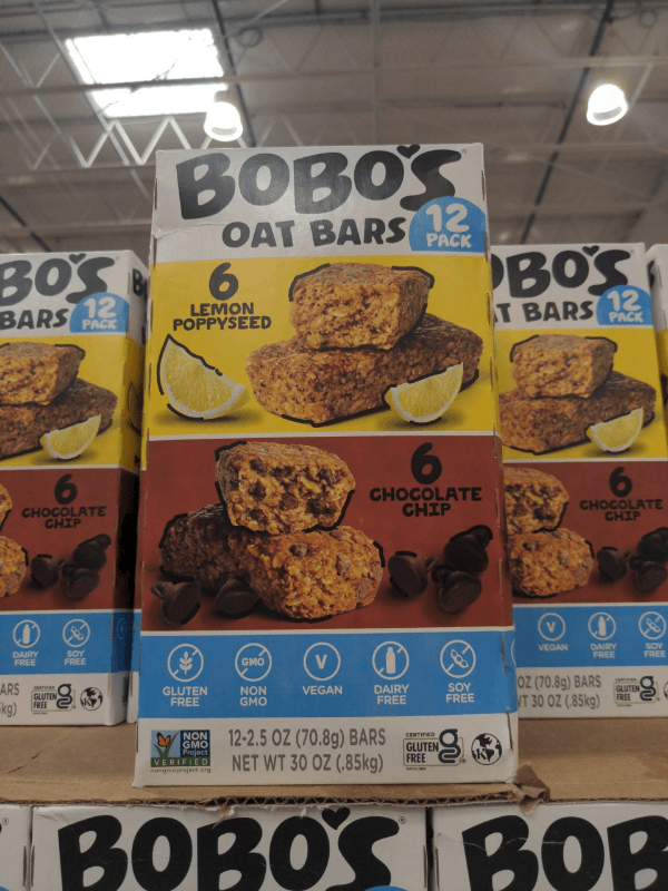 Bobo'S Oat Bars Lemon Poppyseed And Chocolate Chip