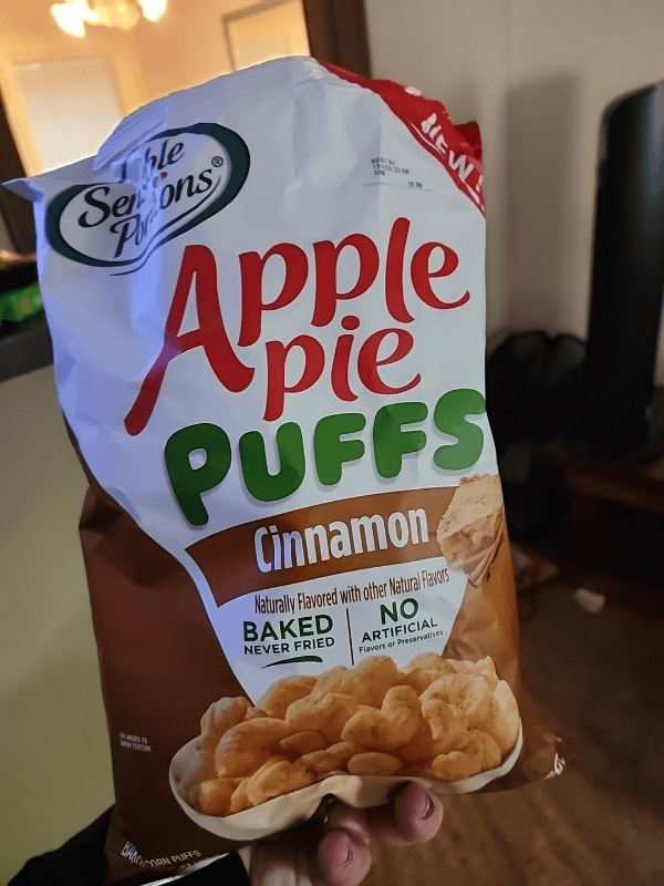 Sensible Portions Apple Pie Puffs Cinnamon