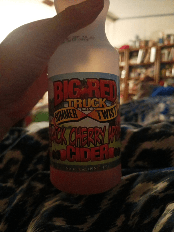 Big Red Truck Summer Twist Black Cherry Apple Cider