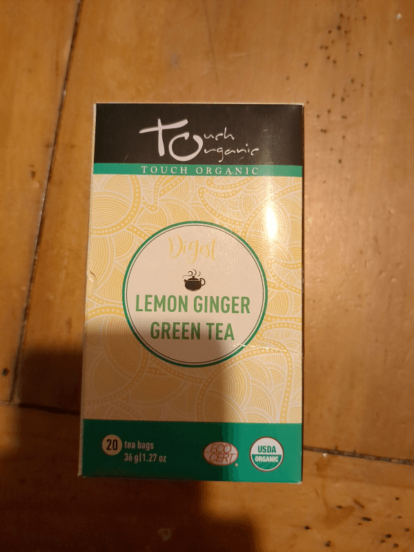 Touch Organic Lemon Ginger Green Tea