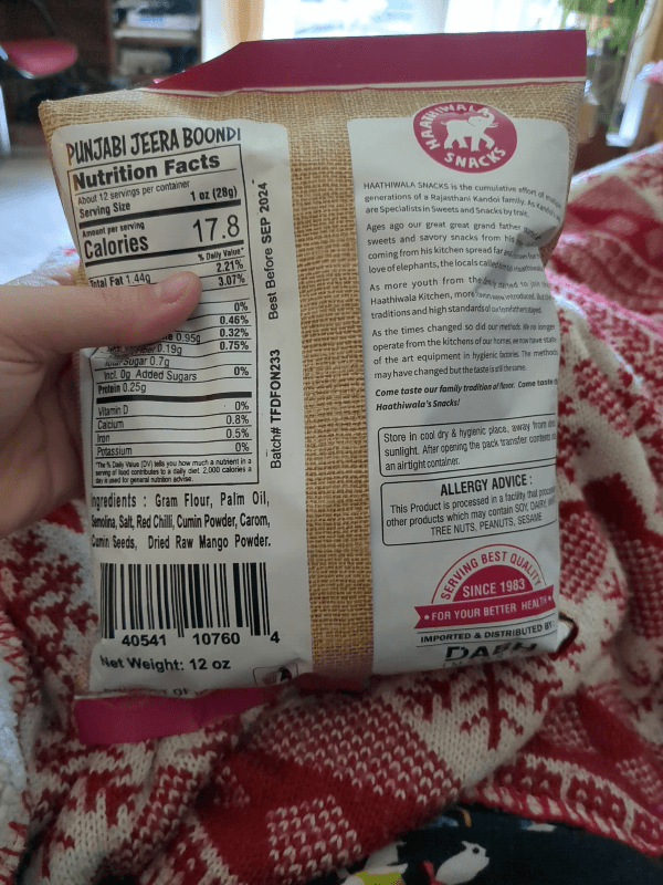 Haathiwala Snacks Punjabi Jeera Boondi