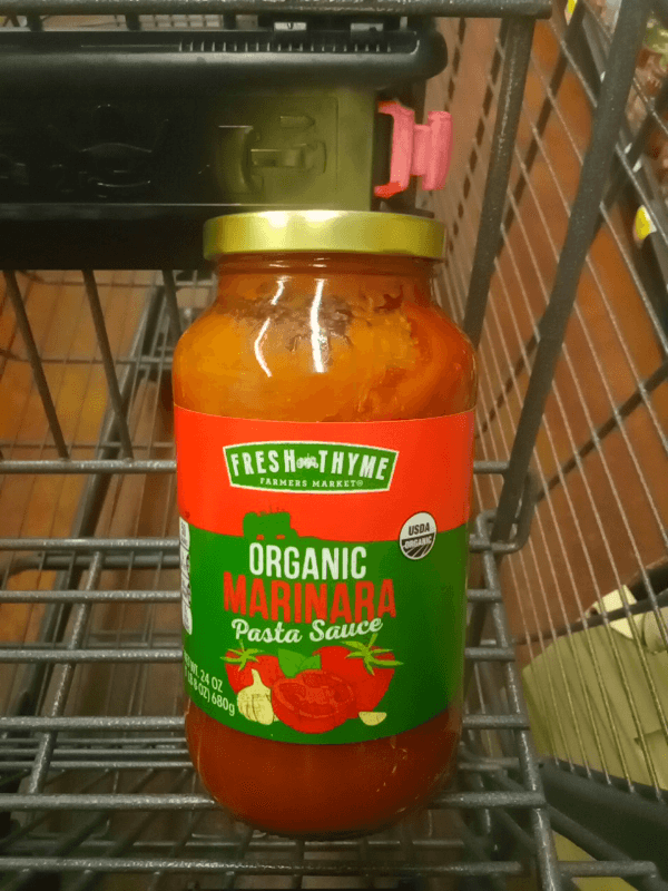 Fresh Thyme Organic Marinara Pasta Sauce