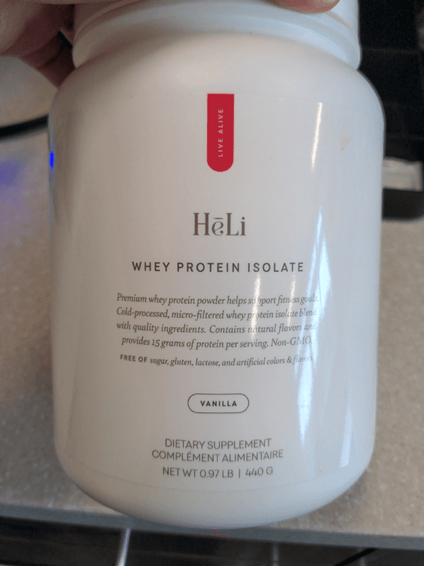 Live Alive Heli Whey Protein Isolate Vanilla