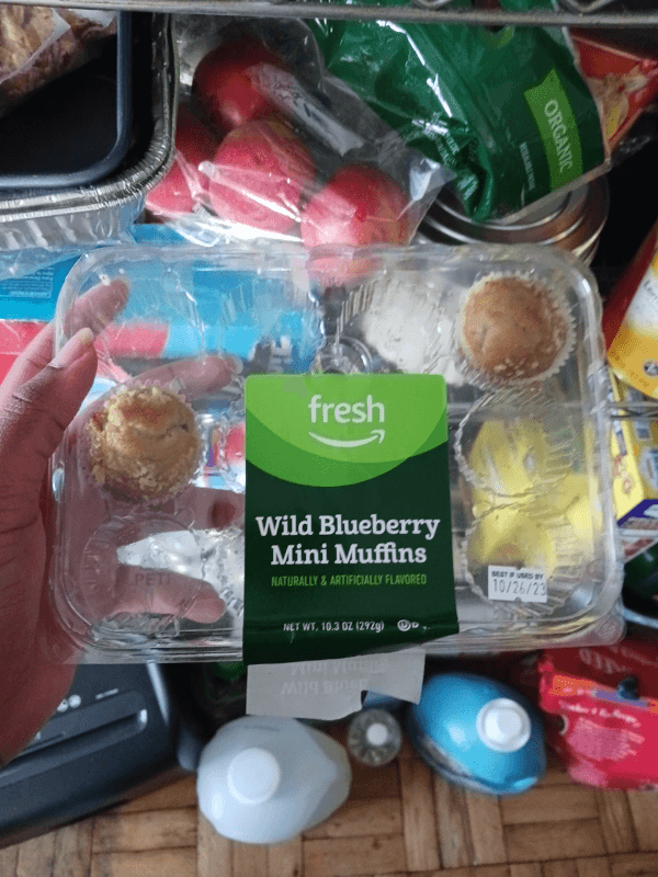 Fresh Wild Blueberry Mini Muffins