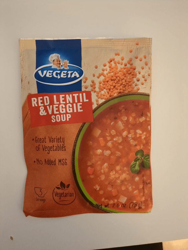 Vegeta Red Lentil & Veggie Soup