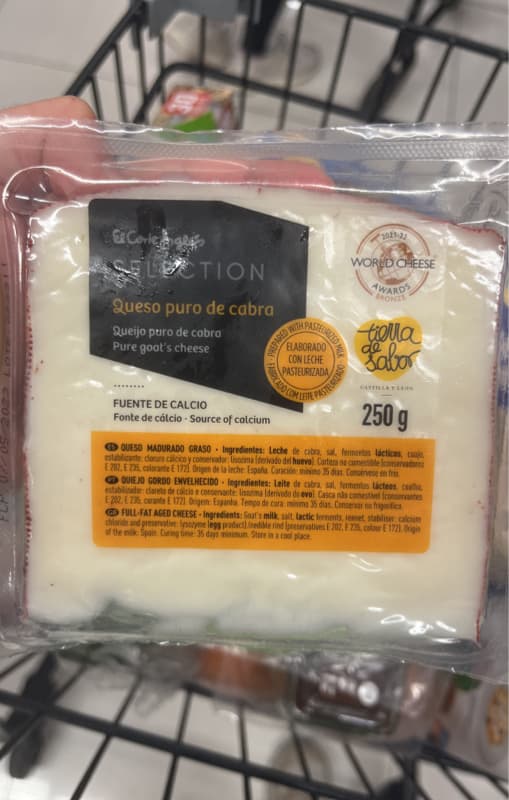 El Corte Ingles Selection Pure Goat'S Cheese