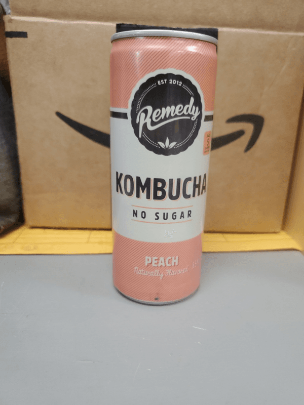 Remedy Peach Flavored Kombucha