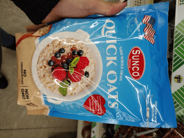 Sunco Natural 100% Whole Grain Quick Oats