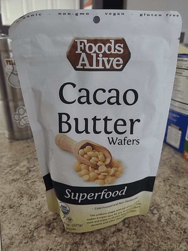 Foods Alive Cacao Butter Wafers Superfood