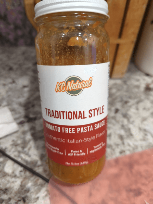 Kc Natural Traditional Style Tomato Free Pasta Sauce