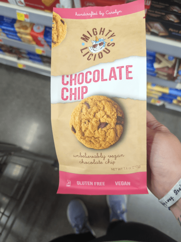 Mightylicious Gluten Free Vegan Chocolate Chip Cookies