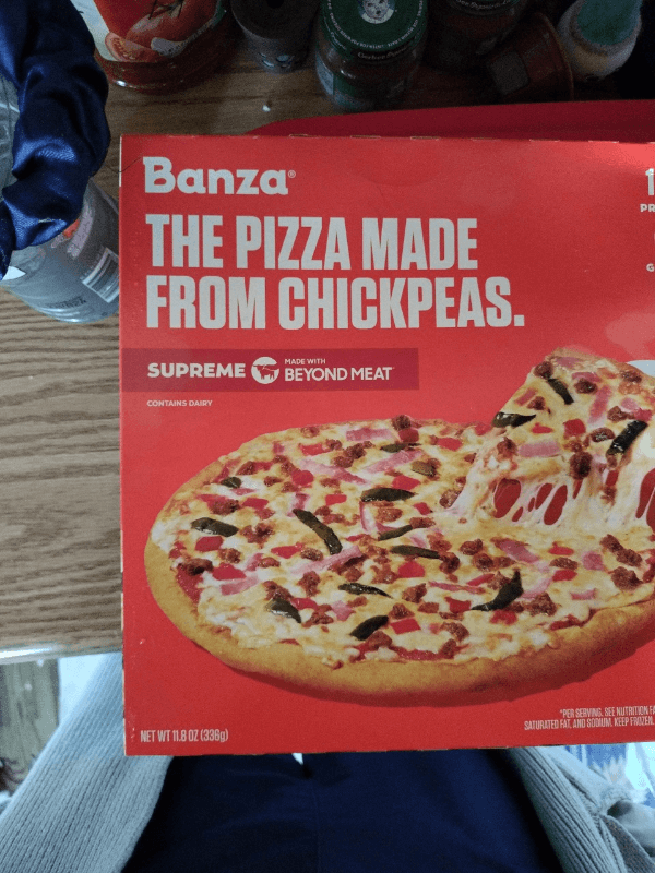 Banza The Pizza Made From Chickpeas