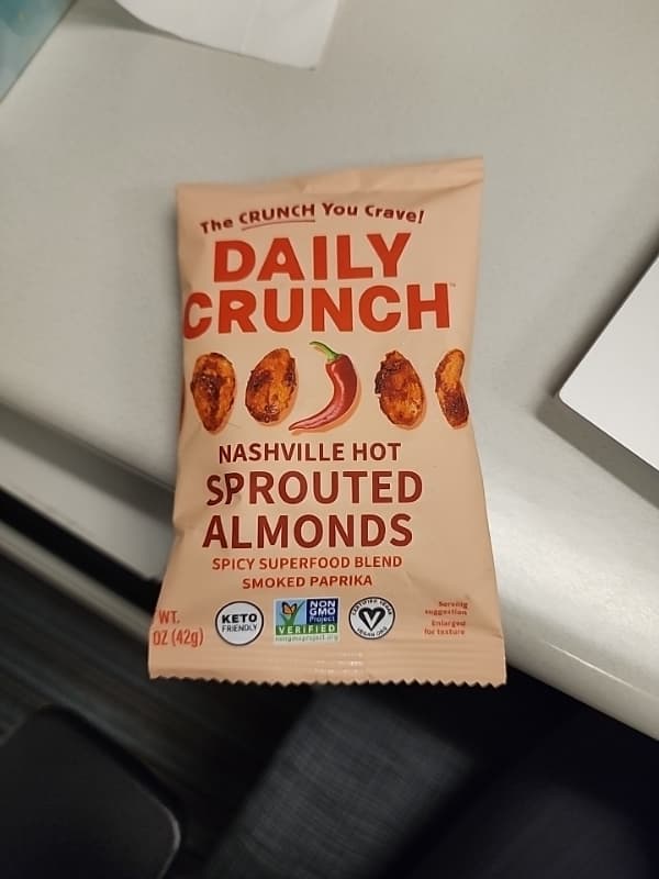 Daily Crunch Nashville Hot Sprouted Almonds