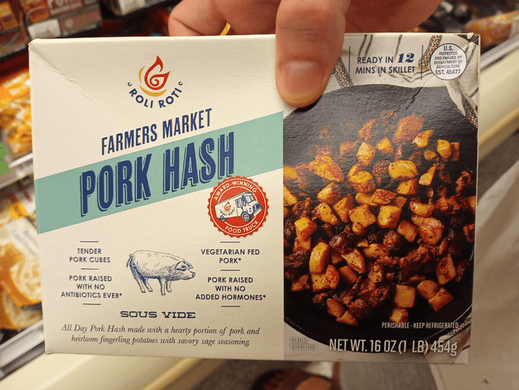 Roli Roti Farmers Market Pork Hash Sous Vide