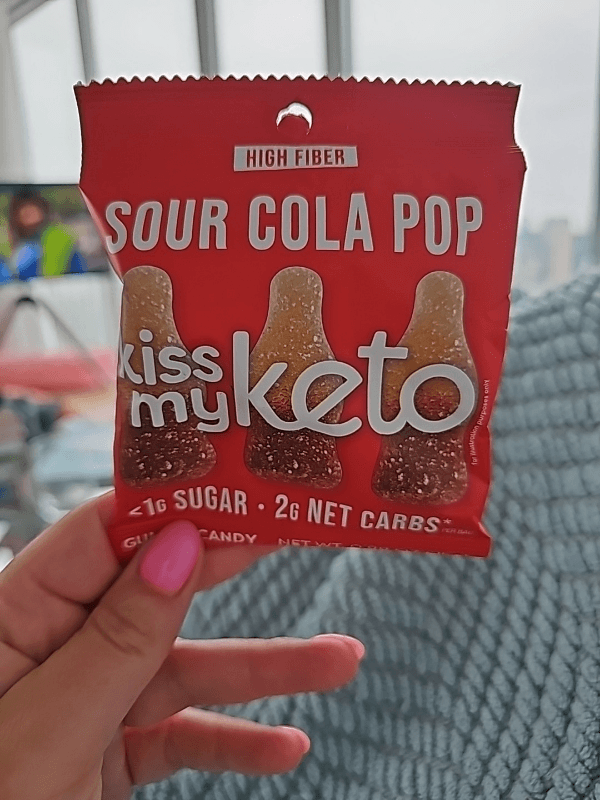 Kiss My Keto Sour Cola Pop Gummy Candy