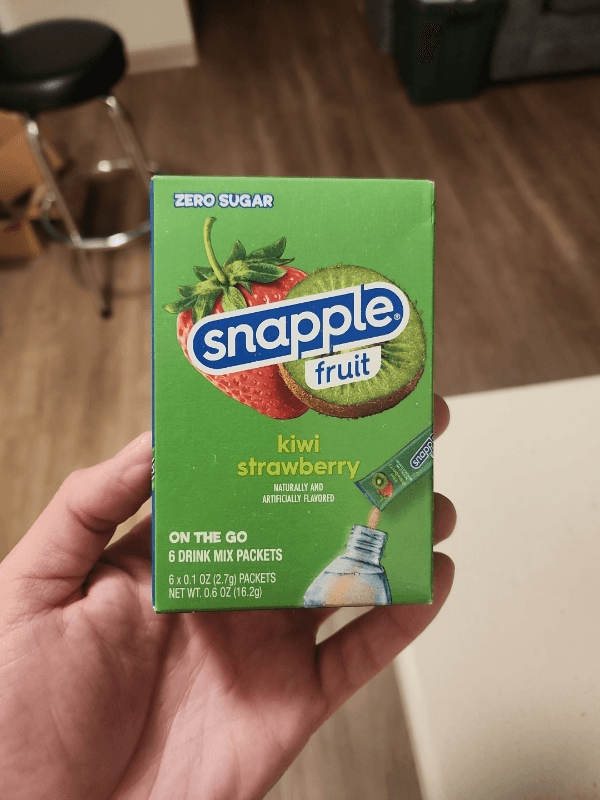 Snapple Fruit Kiwi Strawberry On The Go Drin Mix
