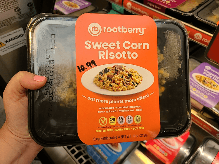 Rootberry Sweet Corn Risotto