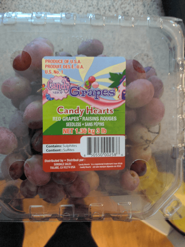 Candy Shop Candy Hearts Grapes