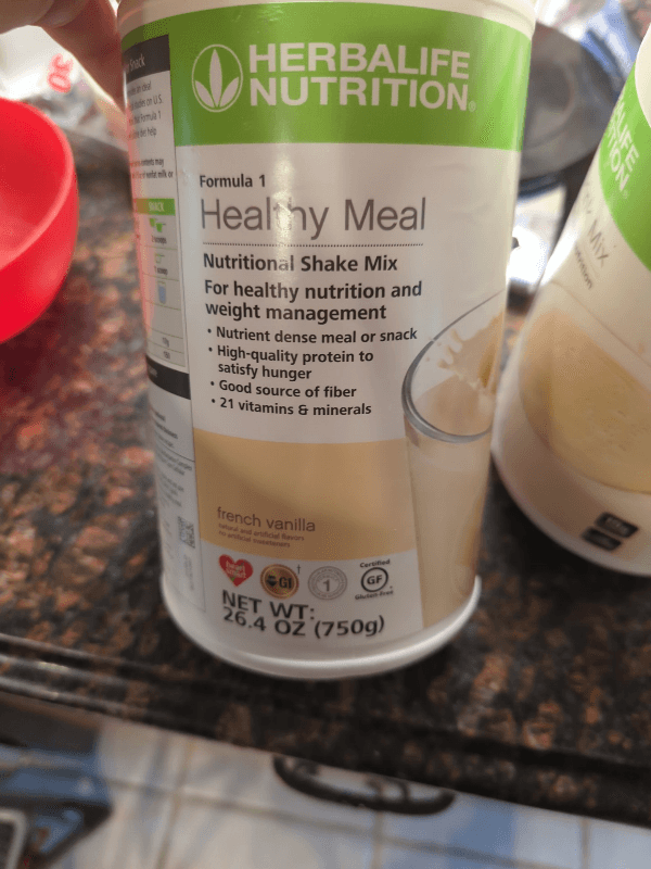 Herbalife Nutrition Formula 1 Healthy Meal Nutritional Shake Mix French Vanilla
