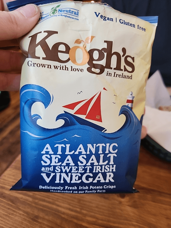 Keogh'S Atlantic Sea Salt And Sweet Irish Vinegar Potato Crisps