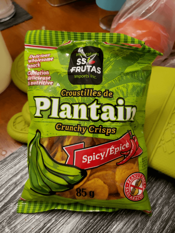 Ss Frutas Imports Spicy Crunchy Crisps Plantain