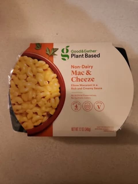 Good & Gather Plant Based Non-Dairy Mac & Cheeze