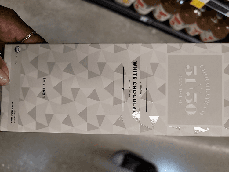5150 Chocolate Co Bean To Bar White Chocolate Bar