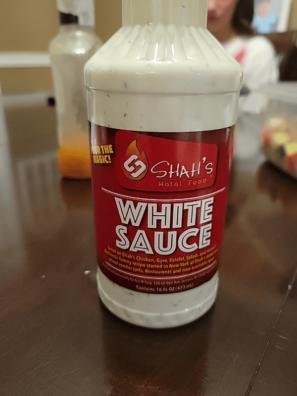Shah'S Halal Food White Sauce