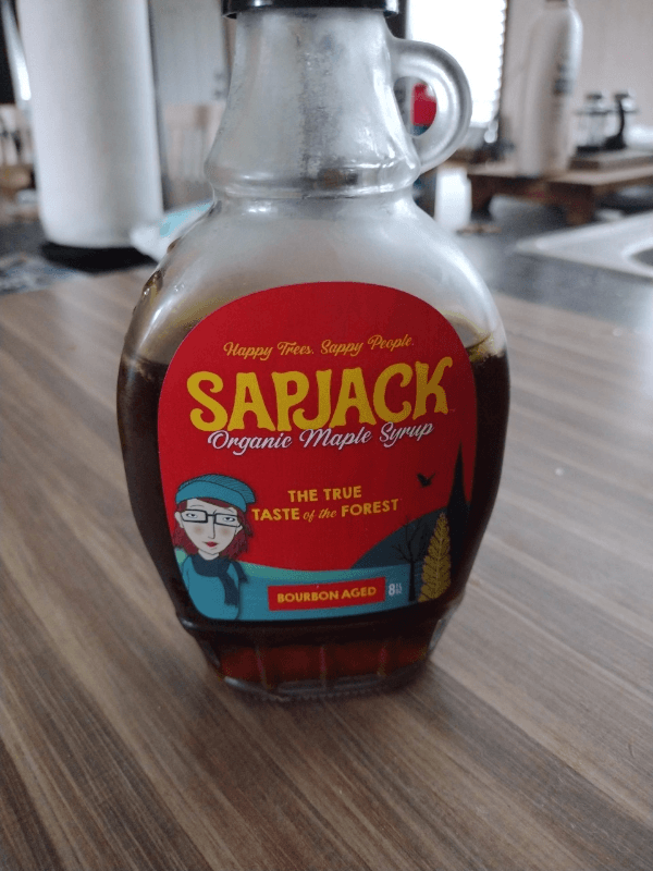Sapjack Organic Maple Syrup Bourbon Aged