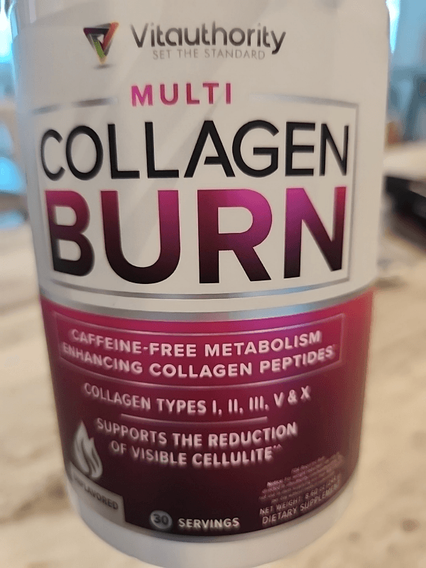 Vitauthority Multi Collagen Burn Unflavored Powder