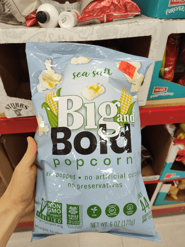 Big And Bold Sea Salt Popcorn