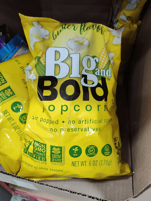 Big And Bold Butter Flavor Popcorn