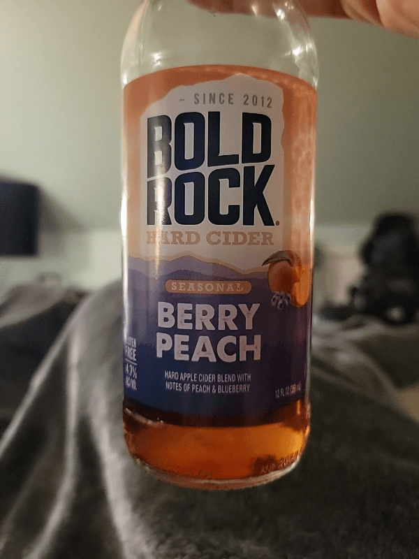 Bold Rock Hard Cider Seasonal Berry Peach