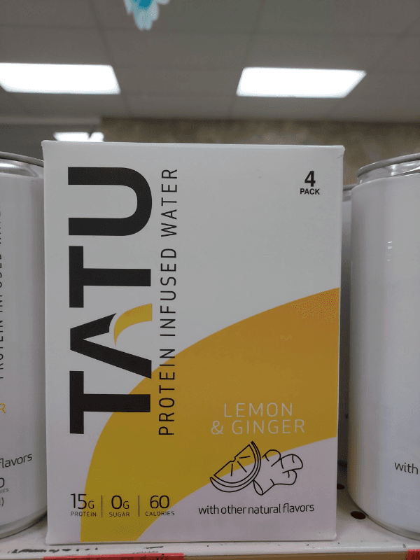 Tatu Protein Infused Water Lemon & Ginger