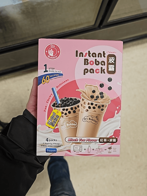 O'S Bubble Instant Boba Pack Black Tea Flavor