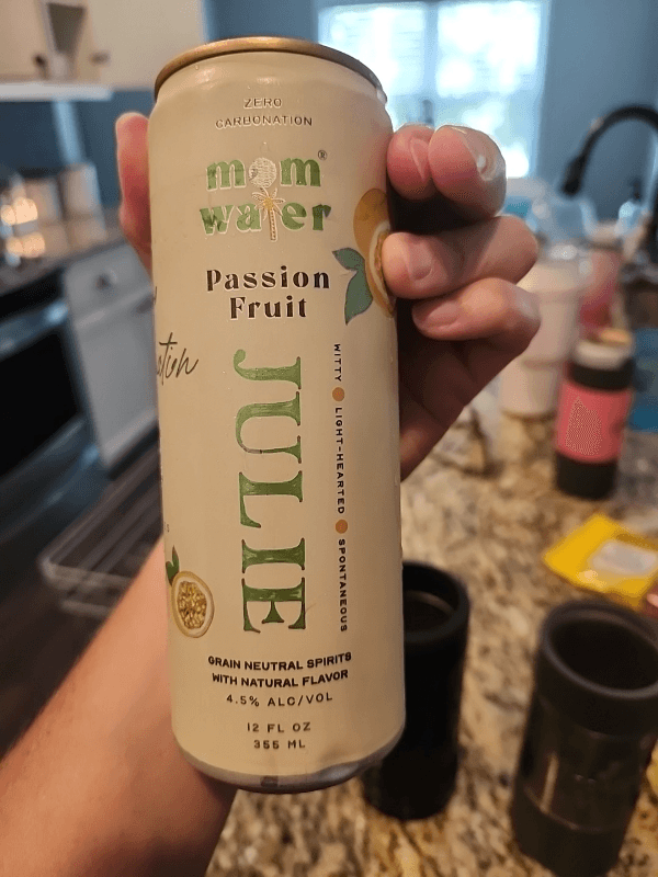 Mom Water Julie Passion Fruit