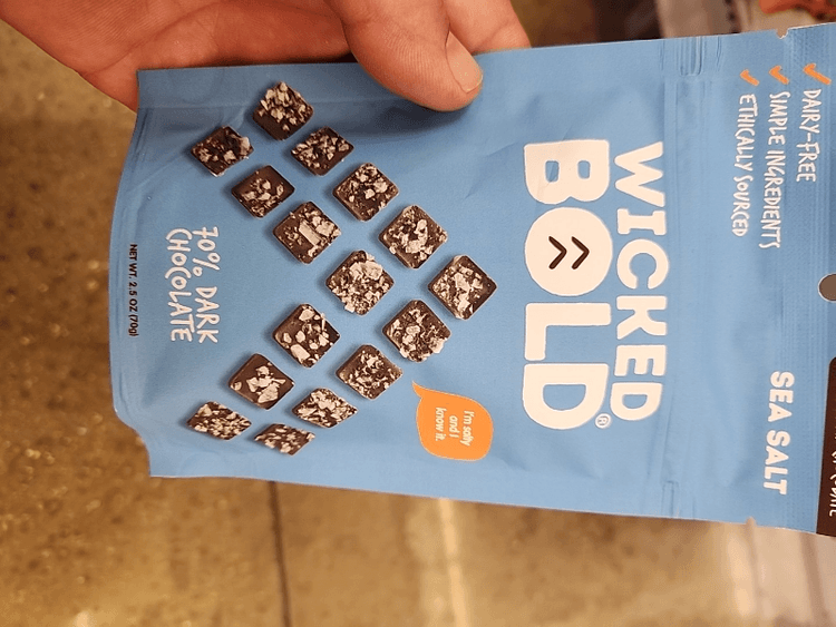Wicked Bold 70% Dark Chocolate Sea Salt