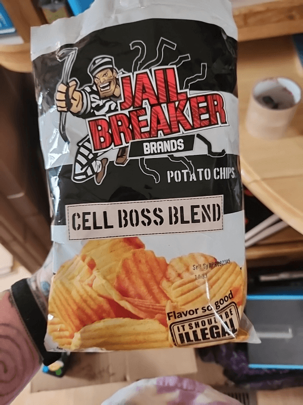 Jail Breaker Brands Cell Boss Blend Potato Chips