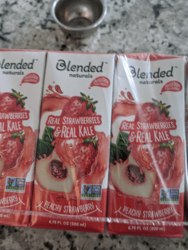 Blended Naturals Real Strawberries & Real Kale Peachy Strawberry