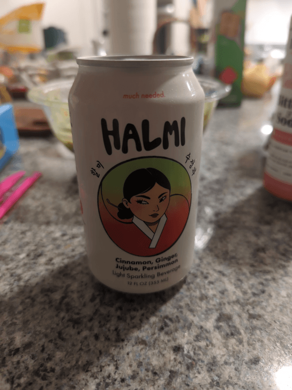 Halmi Cinnamon, Ginger, Jujube, Persimmon Light Sparkling Beverage