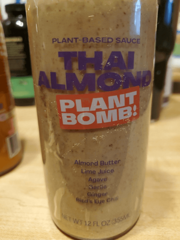 Plant Bomb! Thai Almond Plant-Based Sauce