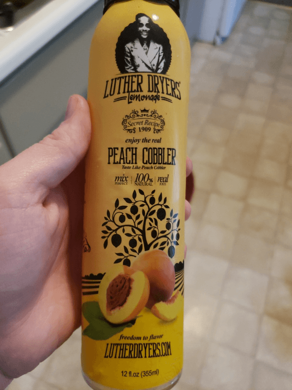 Luther Dryers Lemonade Peach Cobbler