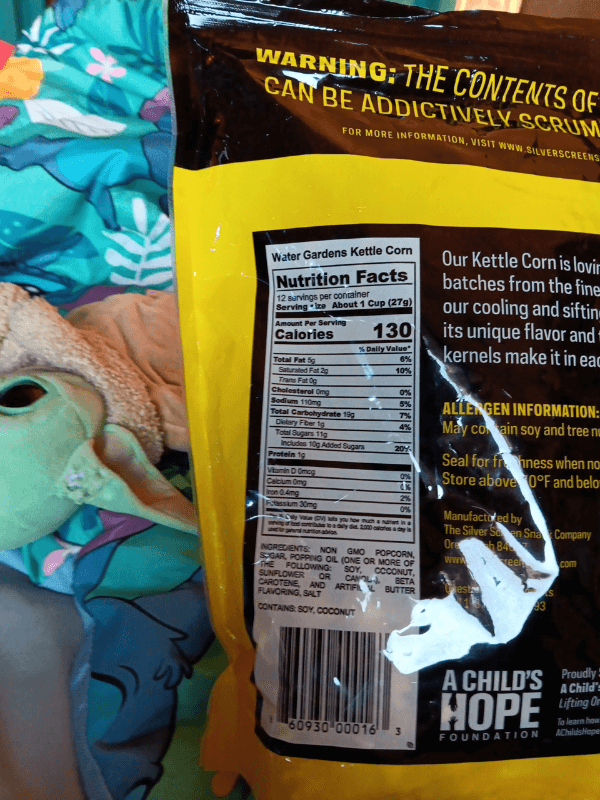 Water Gardens Salty & Sweet Kettle Corn