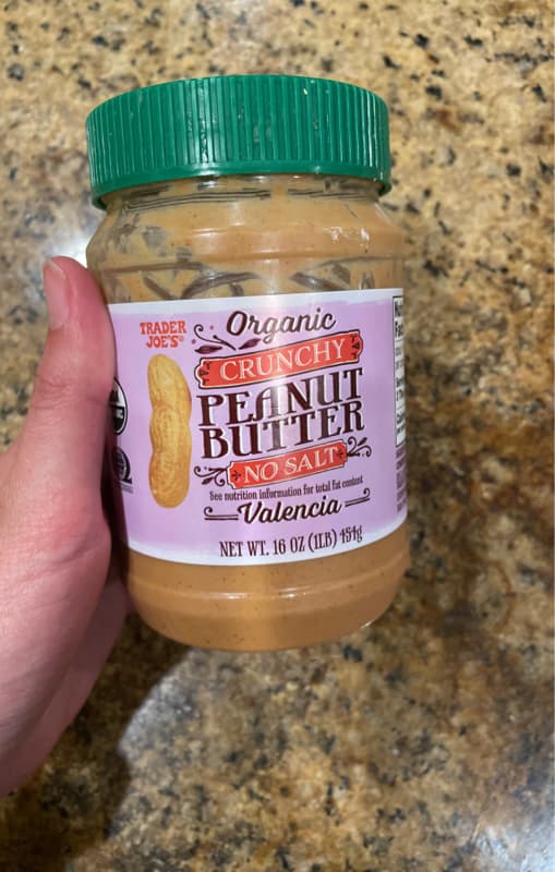 Trader Joe’S Organic Crunchy No Salt Peanut Butter