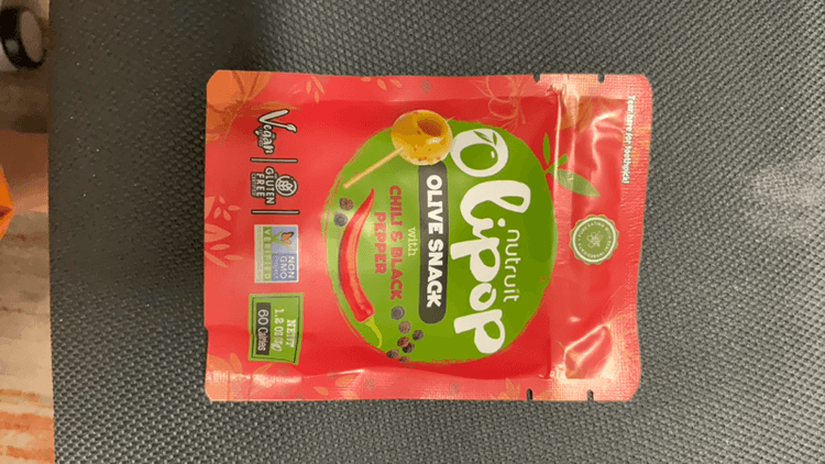 Nutruit Olipop Olive With Chili & Black Pepper Snack