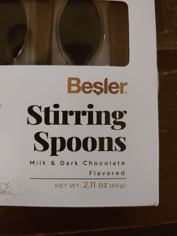 Besler Milk & Dark Chocolate Flavored Stirring Spoons