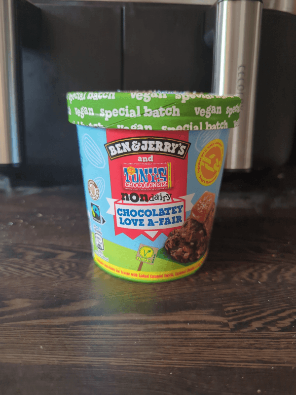 Ben & Jerry'S And Tony'S Chocolonely Non Dairy Chocolatey Love A-Fair