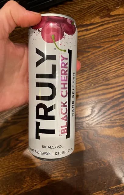 Truly Black Cherry Hard Seltzer