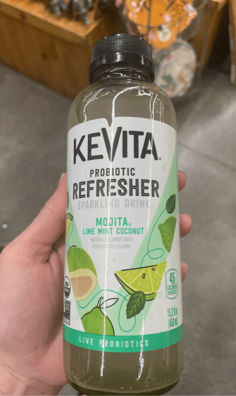 Kevita Probiotic Refresher Mojito Lime Fruit Coconut Sparkling Drink
